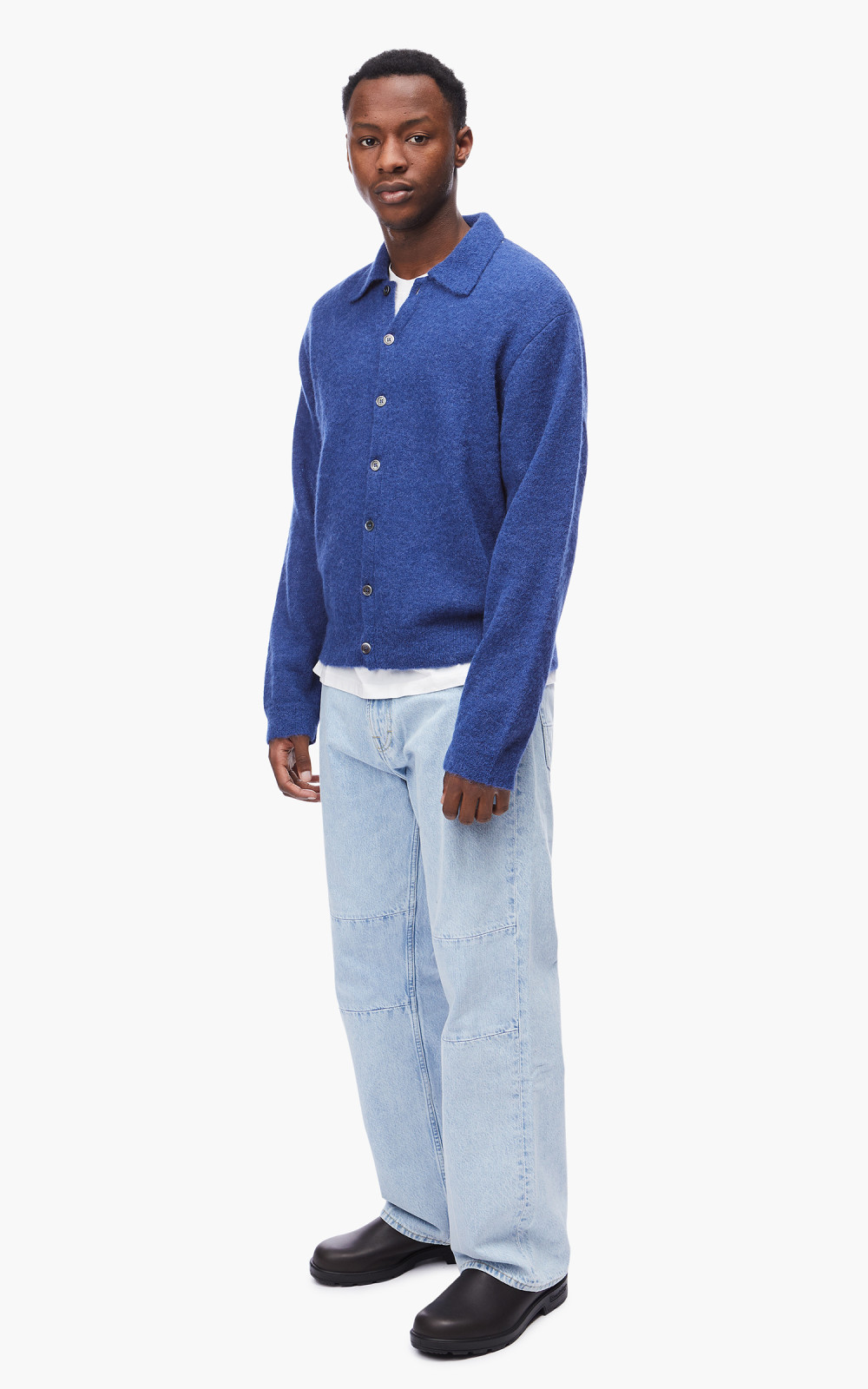 Evening Polo in Livid Blue
