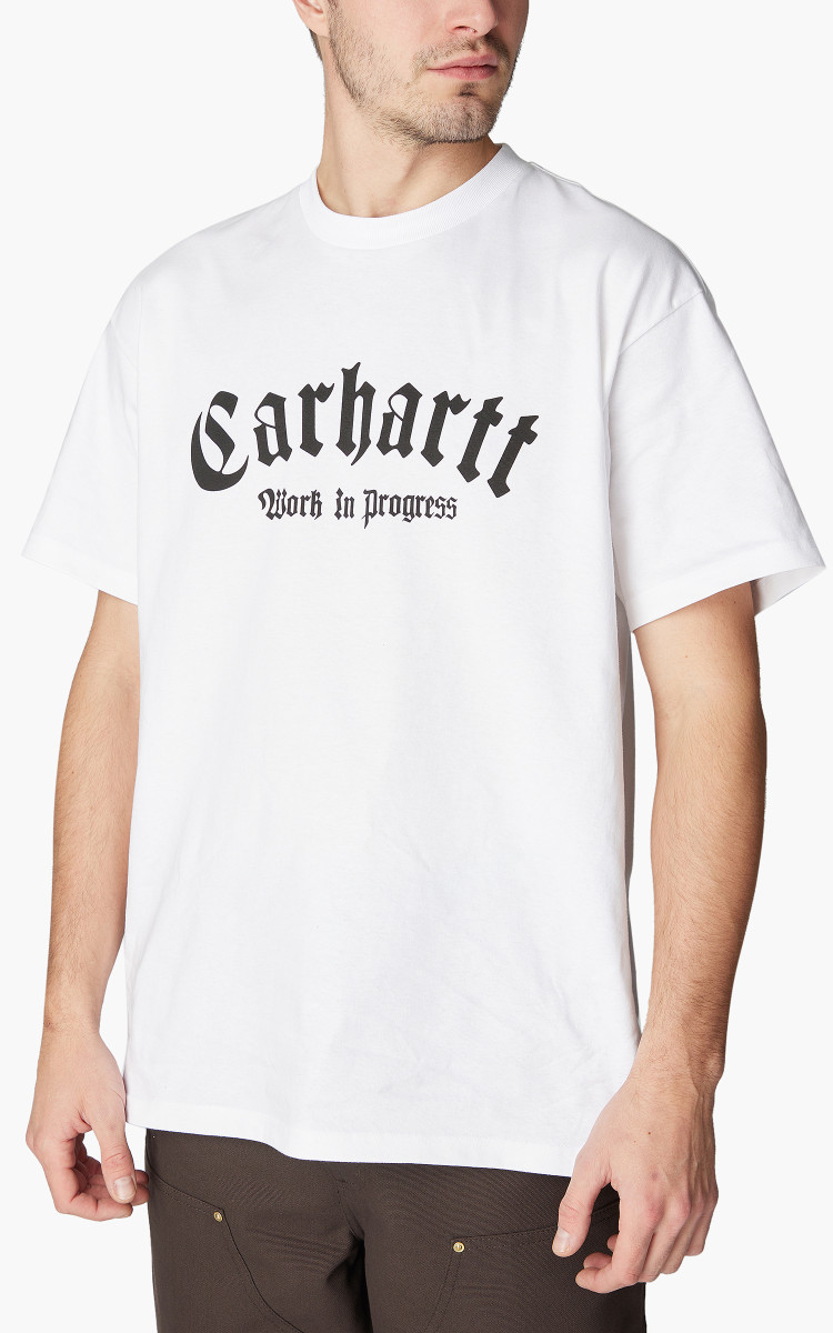 Carhartt WIP S/S Onyx T-Shirt White/Black | Cultizm
