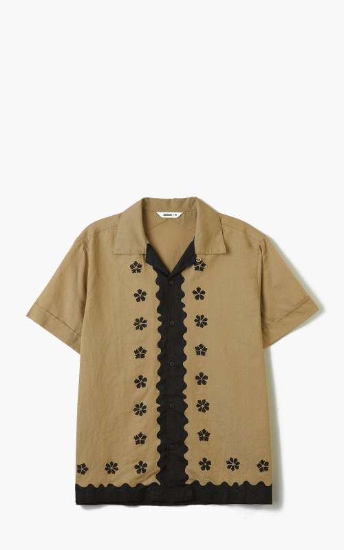 3sixteen Vacation Shirt Studio Floral Black/Tan