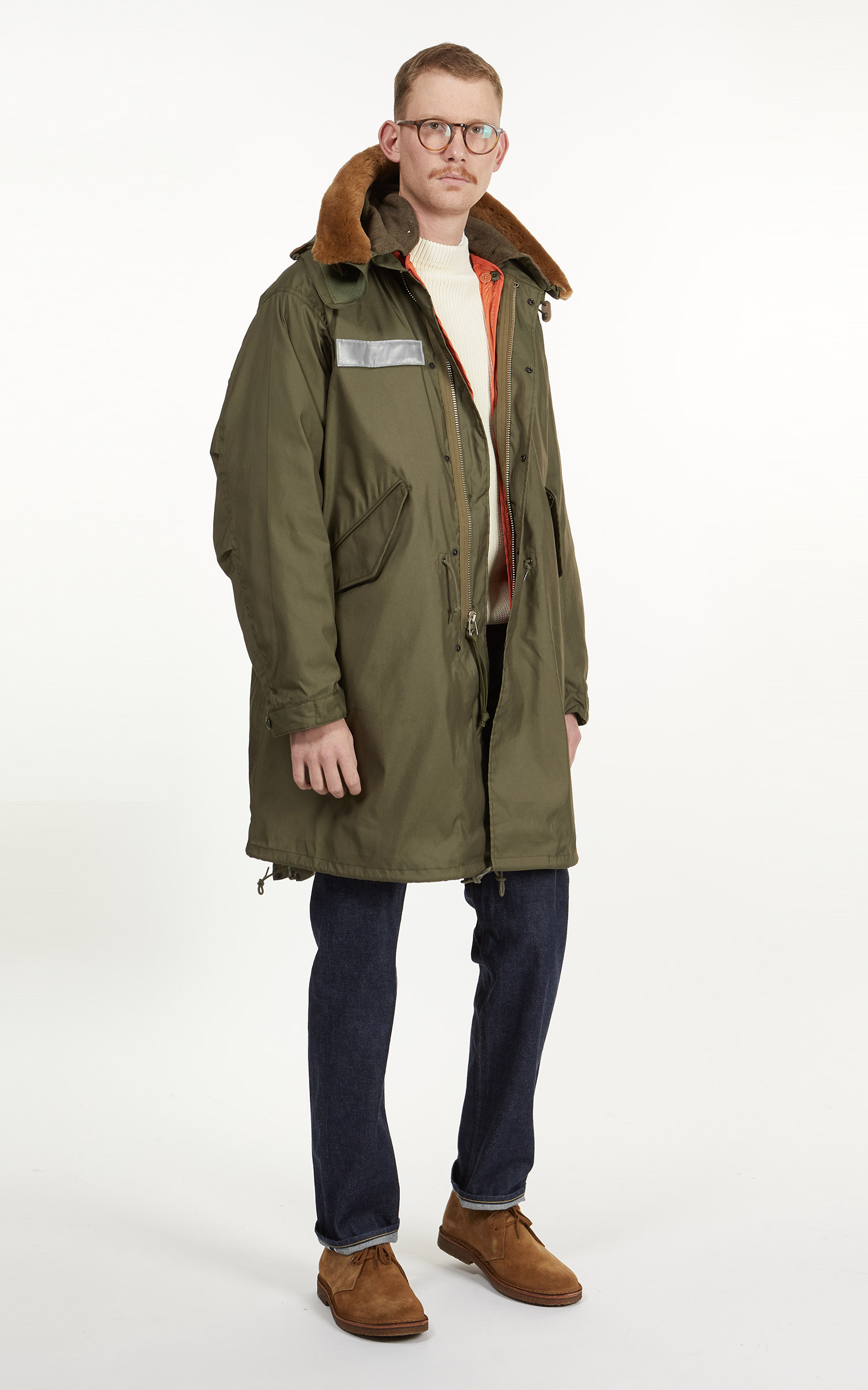 Rocky Mountain Featherbed Fishtail Parka With Down Liner Olive 