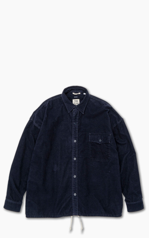 Nanamica Flannel CPO Shirt Jacket Navy