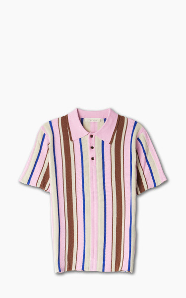 Wales Bonner Optimist Polo Shirt Multi/Pink