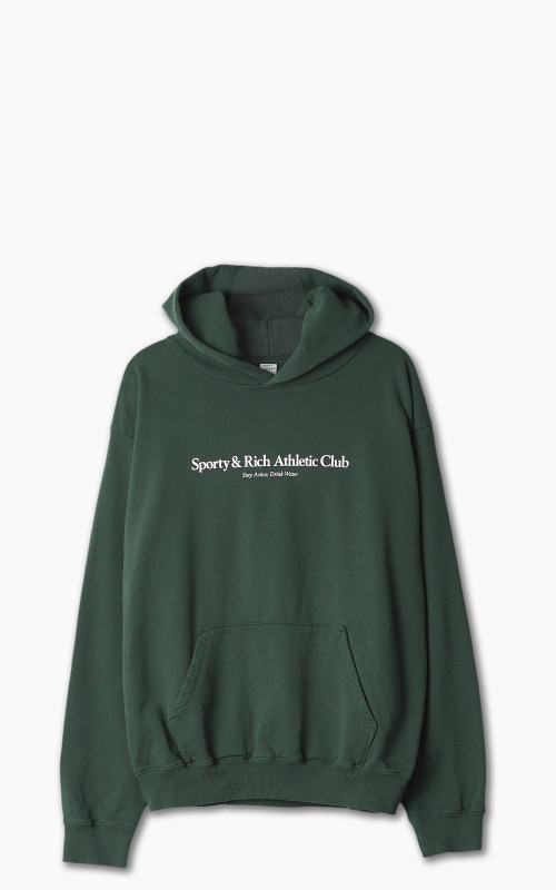 Sporty & Rich Athletic Club Hoodie Forest