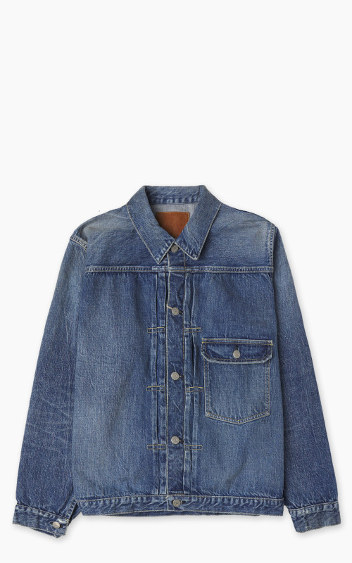 Fullcount 2978-2107 Type 1 Selvedge Denim Jacket Dartford Indigo Blue 13.7oz