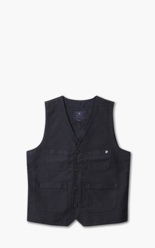 Blue de Gênes Maurice ISKO Gillet Black