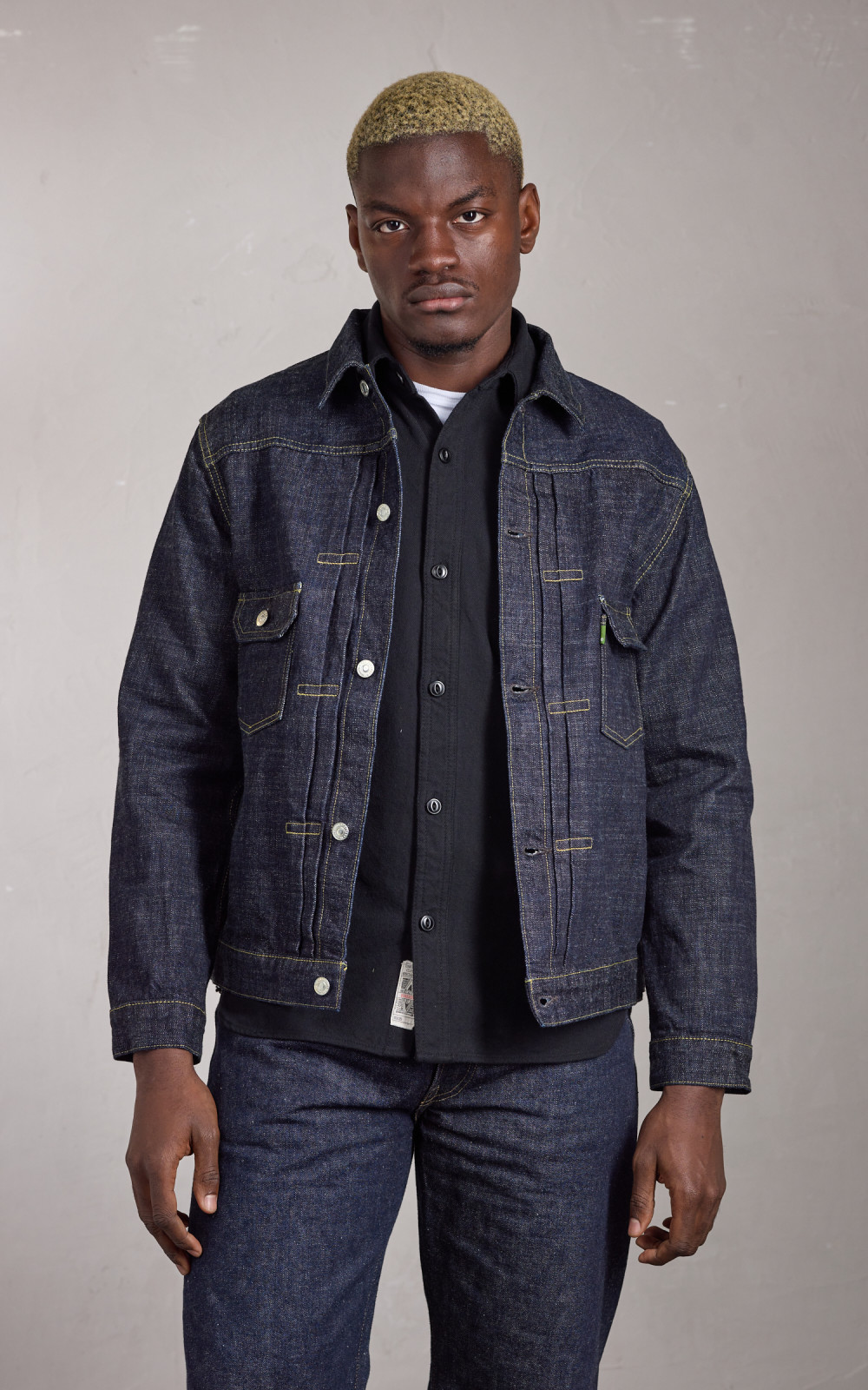 FOB Factory F2378 Type 2 Selvedge Denim Jacket Rinsed Indigo | Cultizm