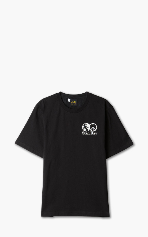 Stan Ray World Peace Short Sleeve T-Shirt Black