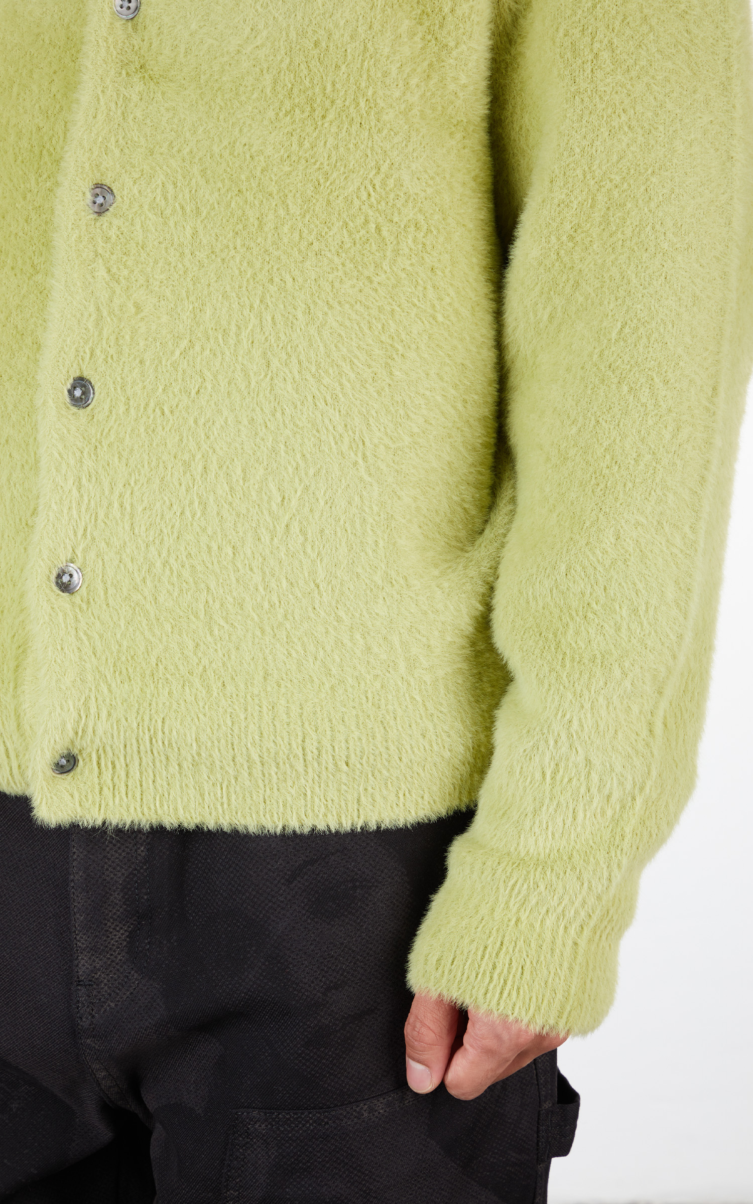 Stussy shaggy cardigan lime small lrFCK8fBeq - campoverde.pl