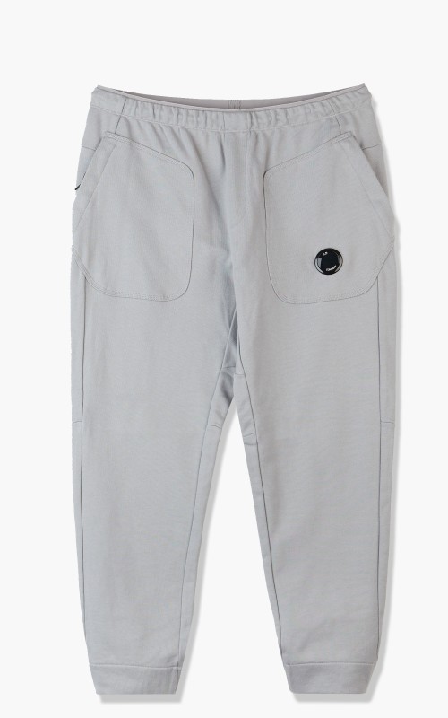 C.P. Company Diagonal Raised Fleece Mixed Sweat Pants Griffin Grey 12CMSP118A-005086M-937