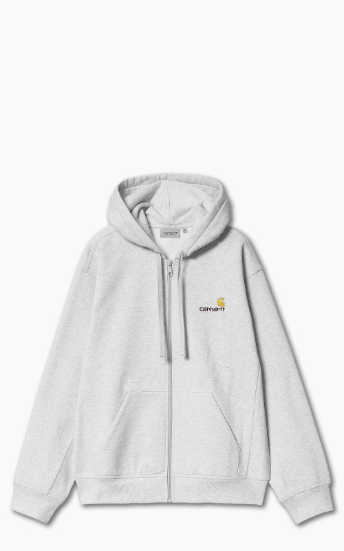 Carhartt WIP Hooded American Script Jacket Ash Heather