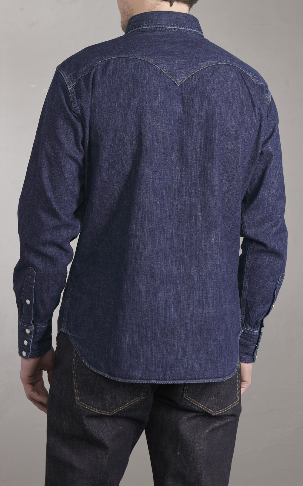 Stevenson Overall Co. Trigger Shirt - Indigo | ANDJOY
