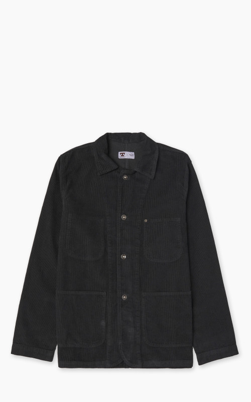 Tellason Baker Jacket Vell Millerighe Corduroy Black