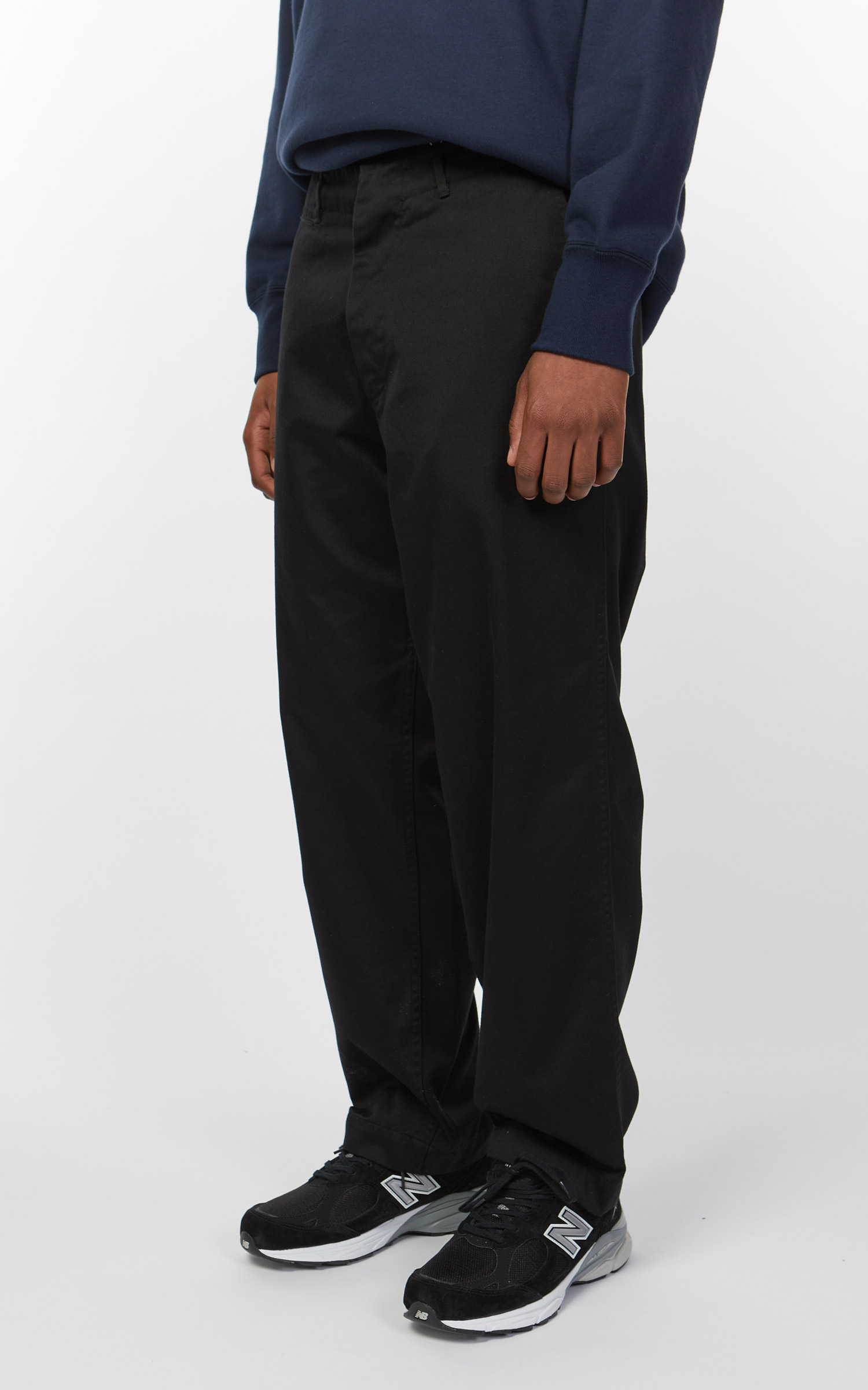 Nanamica Wide Chino Pants Black | Cultizm