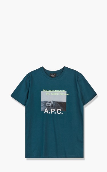 A.P.C. Stanley T-Shirt Green COEEV-H26056-KAA-VERT