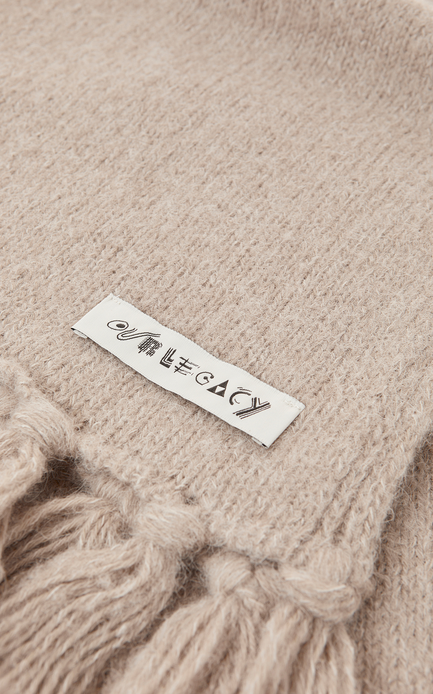 Our Legacy - Knitted Scarf Desert Snow Silk Wool
