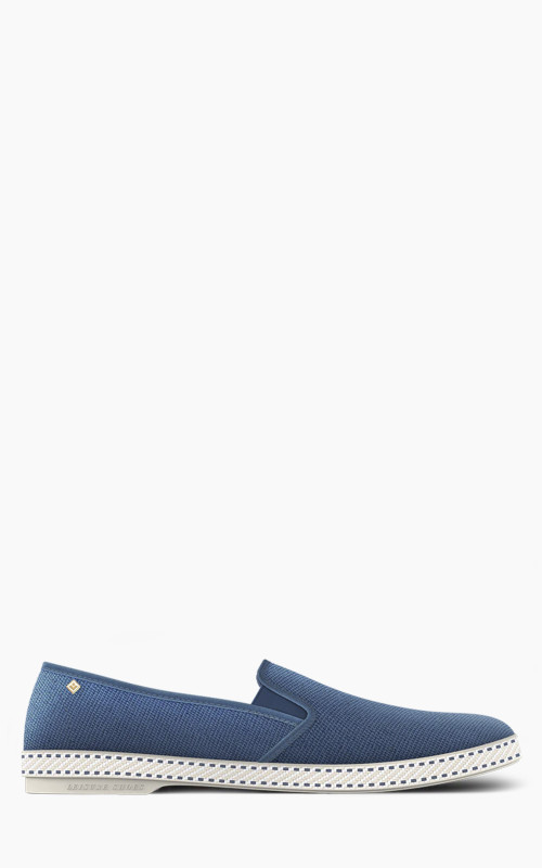 Rivieras Classic Toile Moccasin Blue