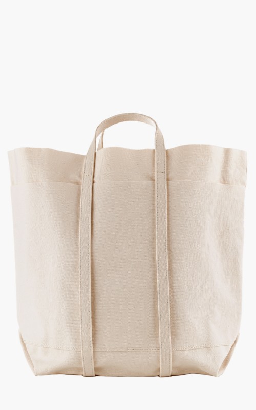 Amiacalva Washed A056 Canvas 6P Tote Bag T White | Cultizm Amiacalva Washed A056 Canvas 6P Tote Bag T White | Cultizm