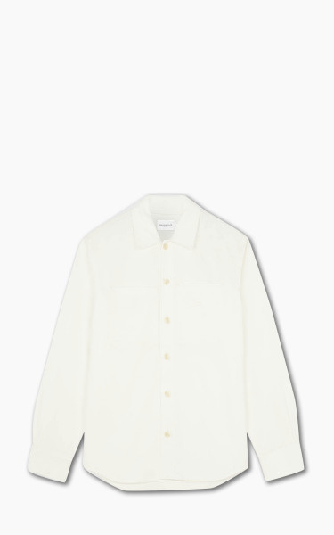 Maison Kitsuné Snaps Overshirt Milky White