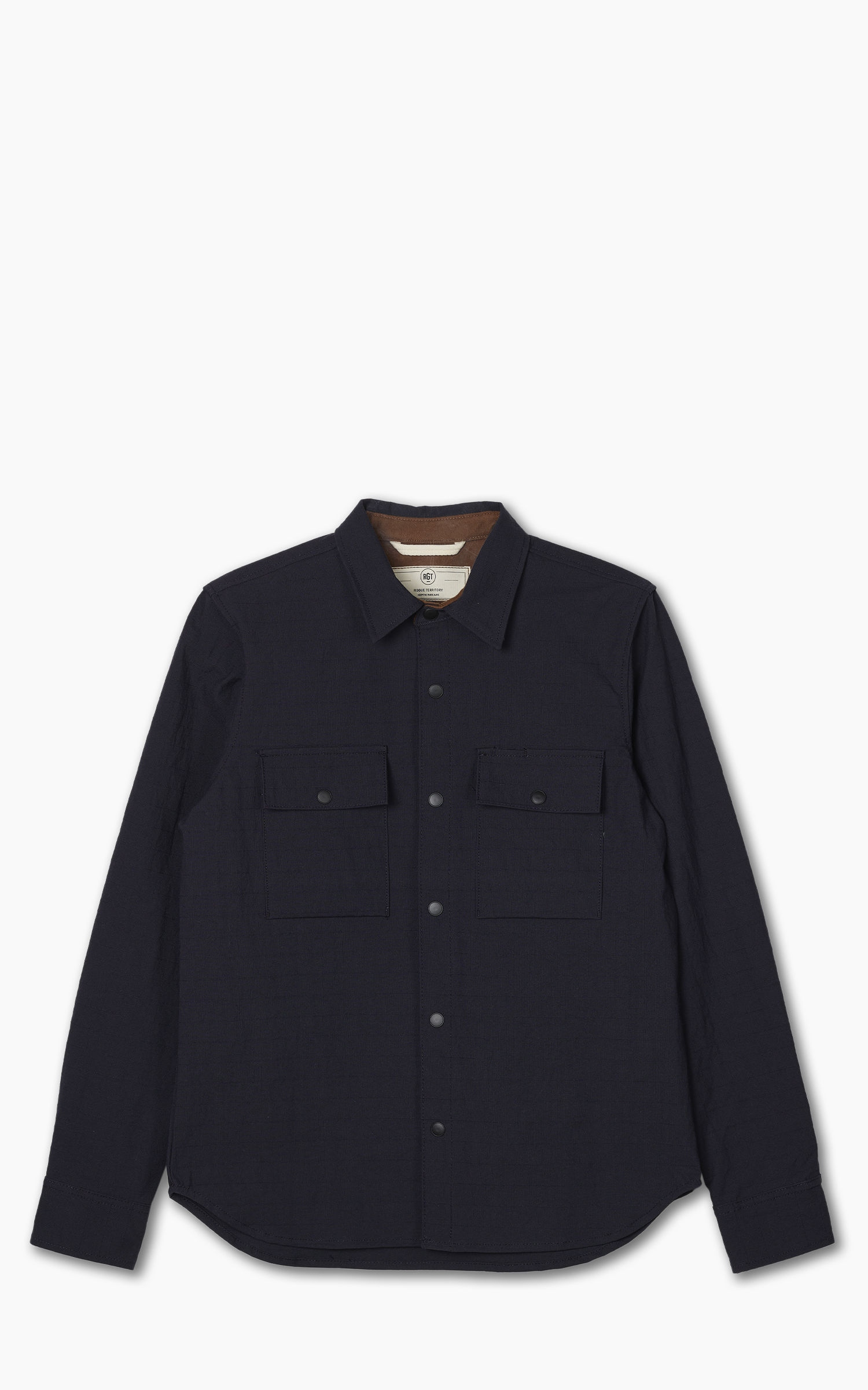 Rogue Territory Oxford Overshirt Nylon Grid Navy | Cultizm