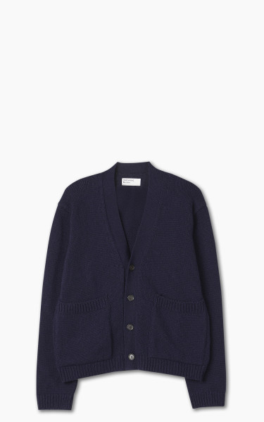 Universal Works Langdale Cardigan Eco Wool Navy
