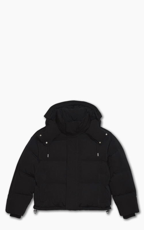 AMI Paris Ami De Coeur Patch Down Jacket Black