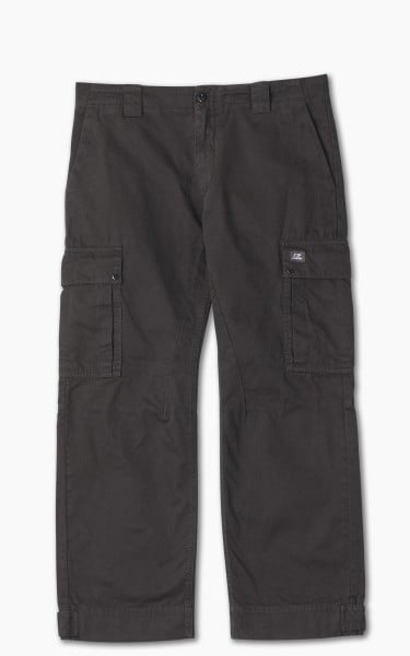 C.P. Company Military Twill Emerized Cargo Pants Black