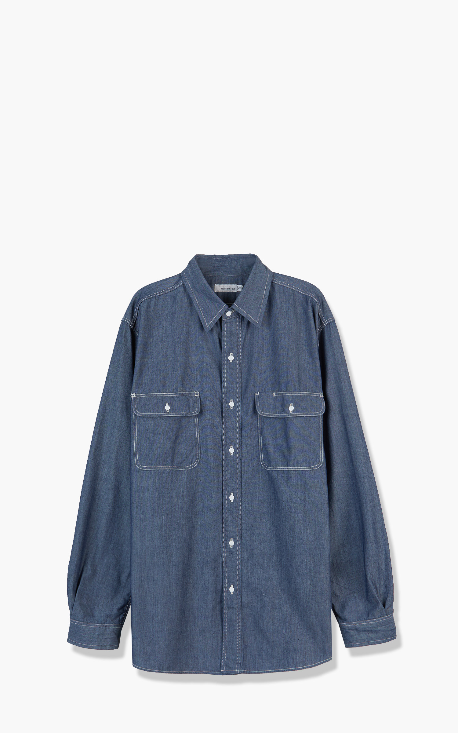 Nanamica Regular Collar Wind Shirt Indigo | Cultizm Nanamica Regular Collar Wind Shirt Indigo | Cultizm