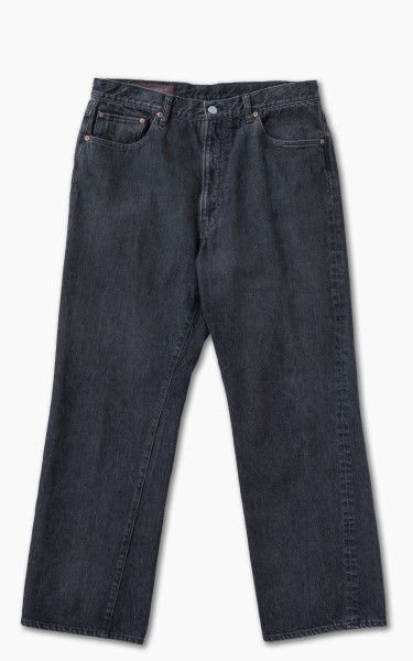 Kaptain Sunshine Skate Shoecut Denim Pants Vintage Wash Black