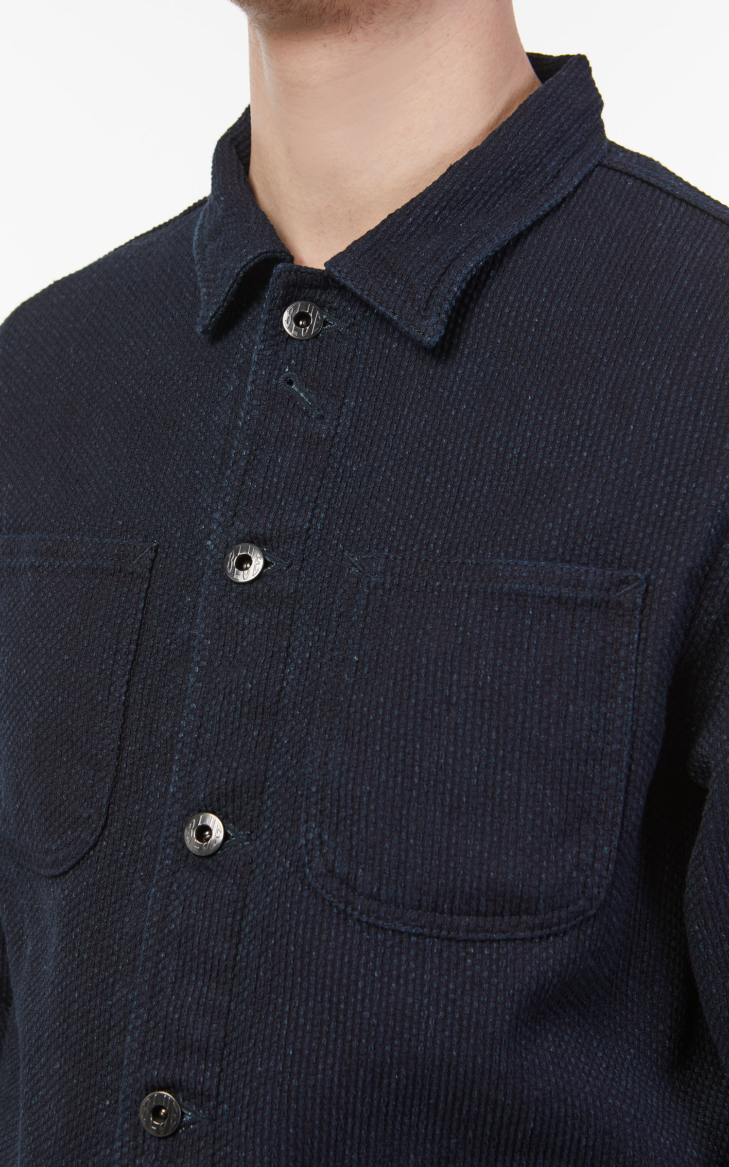 Japan Blue Sashiko Coverall Jacket Indigo | Cultizm