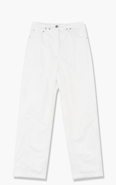TheOpen Product Nylon Embroidery Pants White GTO222PT001-White