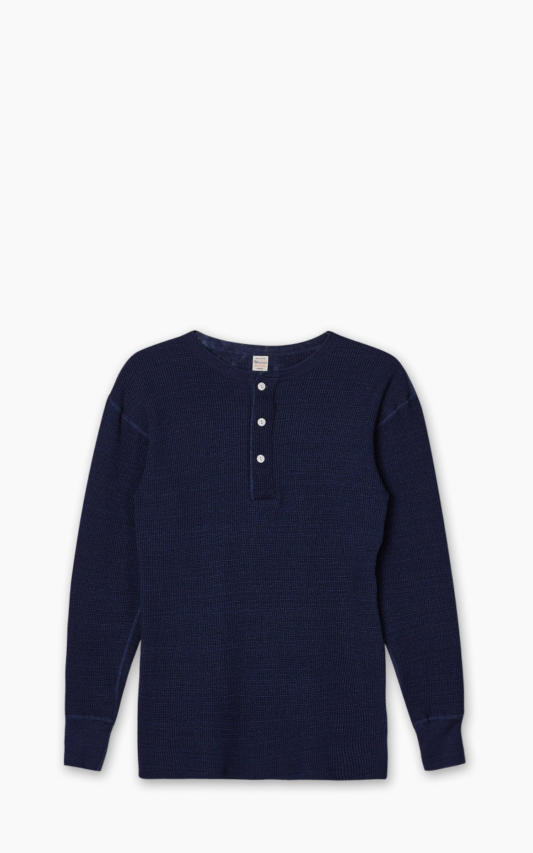 Warehouse & Co. Lot 5912 Waffle-Knit Henley Neck Long Sleeve Warehouse & Co. Lot 5912 Waffle-Knit Henley Neck Long Sleeve