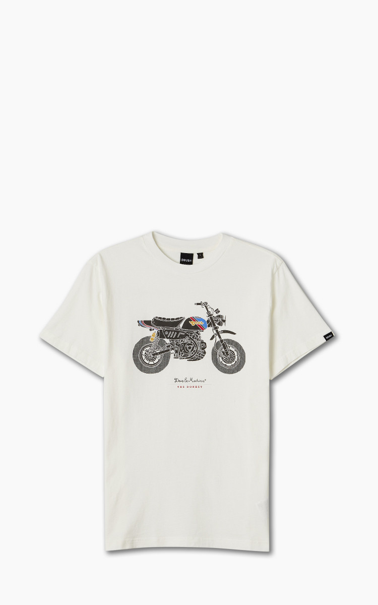 Deus Ex Machina Monkey Tee Vintage White | Cultizm