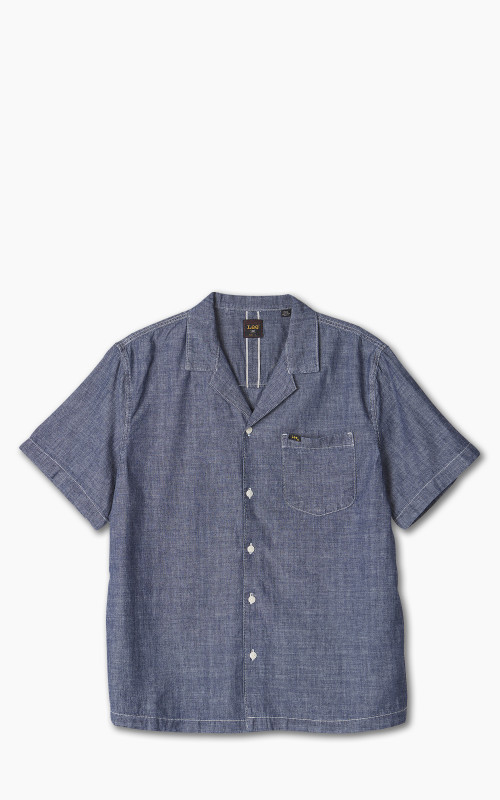 Lee 101 101 Camp Shirt Selvedge Mid Indigo