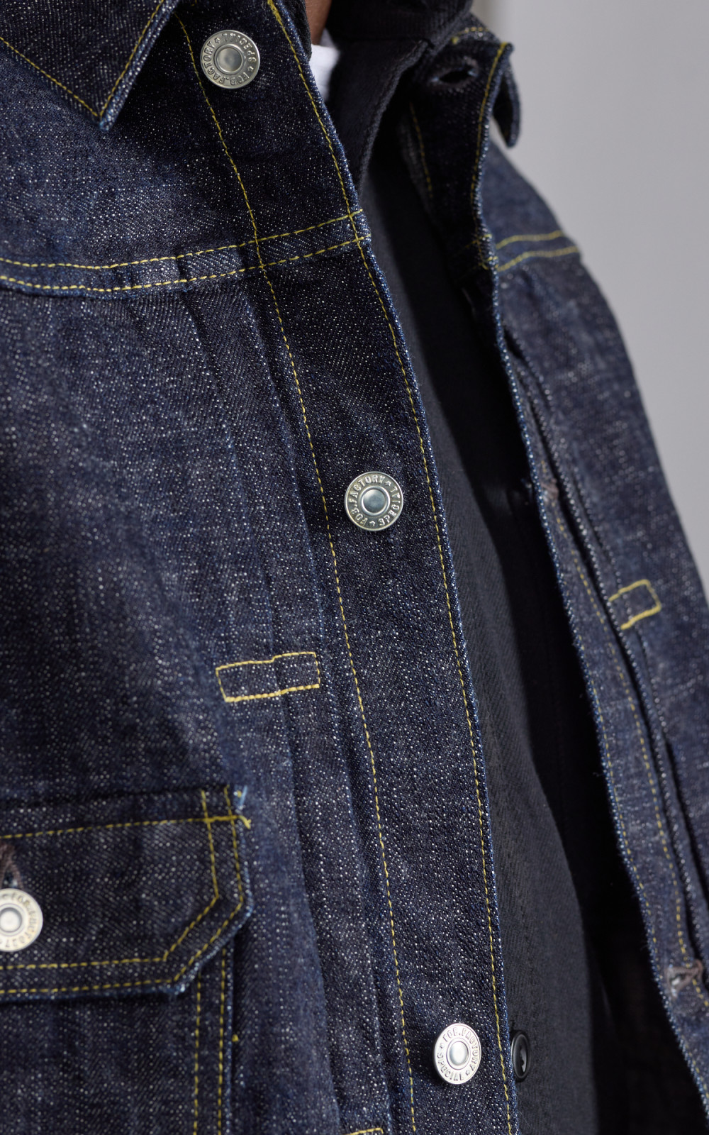 FOB Factory F2378 Type 2 Selvedge Denim Jacket Rinsed Indigo | Cultizm