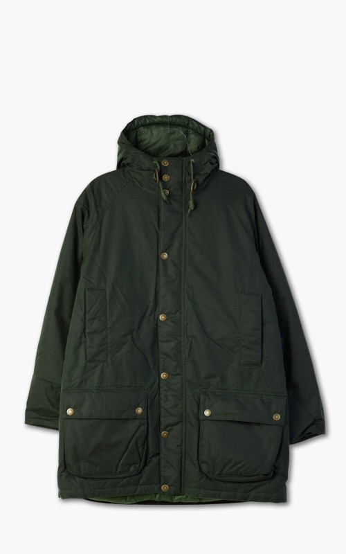 Barbour Hooded Beaufort Wax Jacket Sage