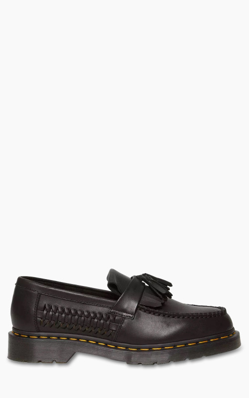 Dr. Martens Adrian Woven Aniline Leather Tassel Loafer Black