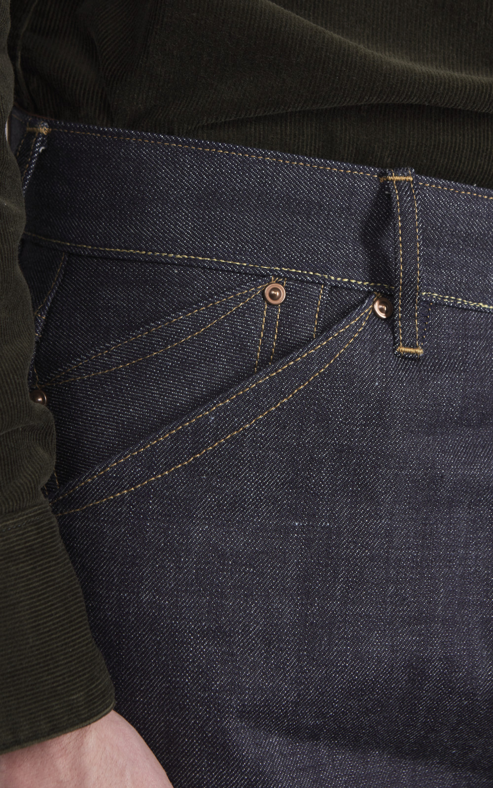 Iron Heart 16oz 555S-SLBod 'Black-Overdyed' Denim (Slim