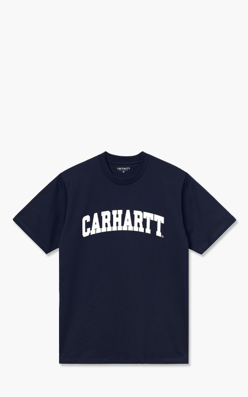 Carhartt WIP S/S University T-Shirt Dark Navy/White