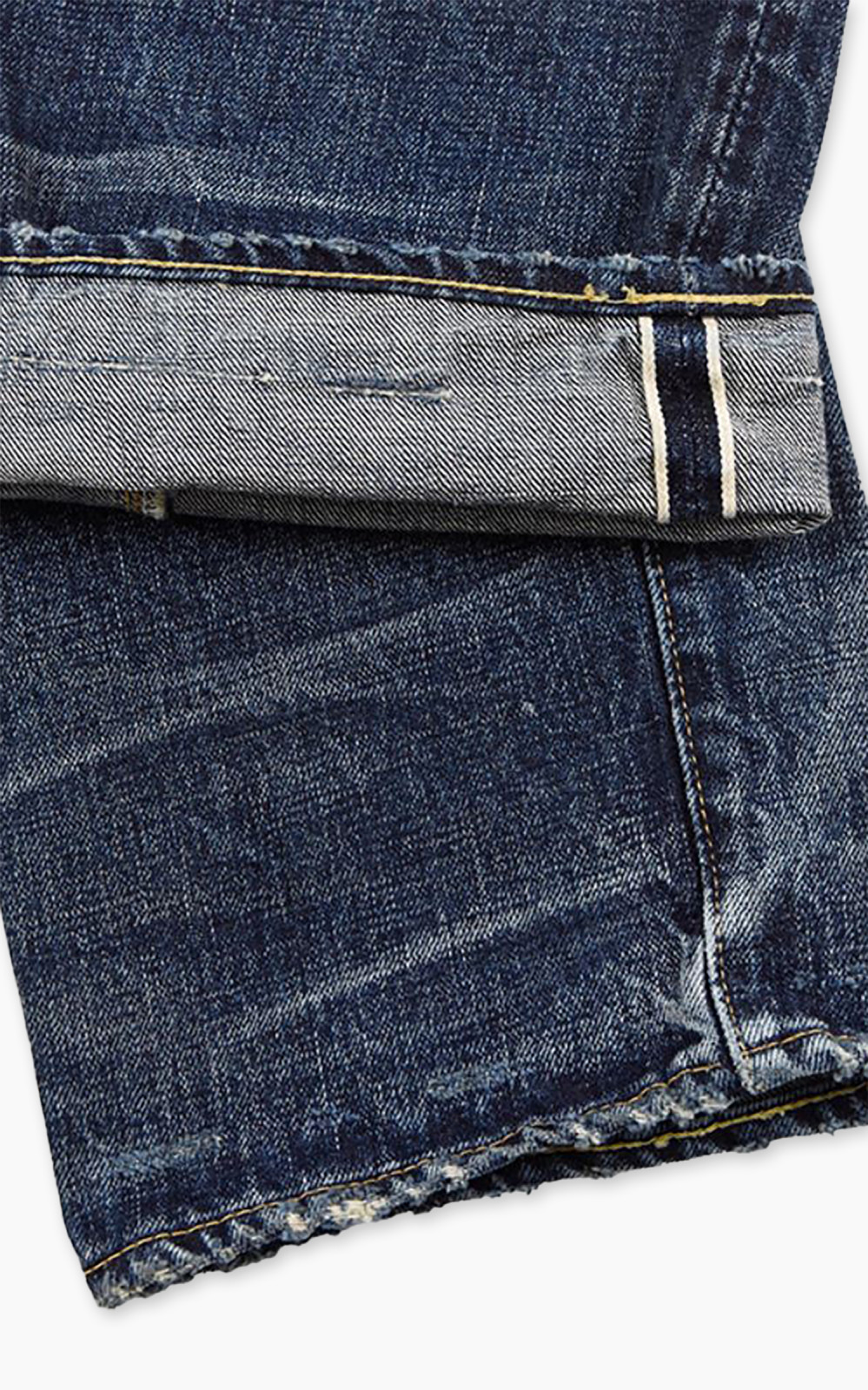 Fullcount 1345-0105 Wide Denim Fear Of The Dark Washed