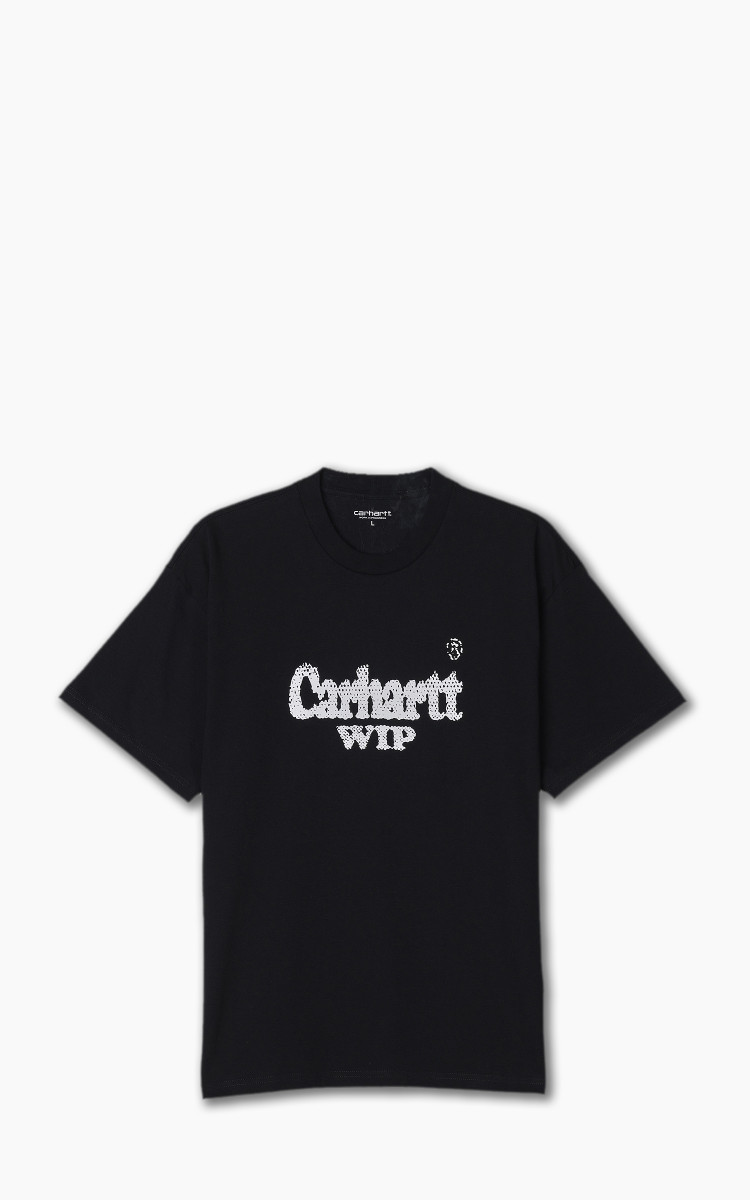Tシャツ・カットソー CARHARTT WIP 'Spiral' T-shirt Black ショートスリーブスパイラルTシャツ