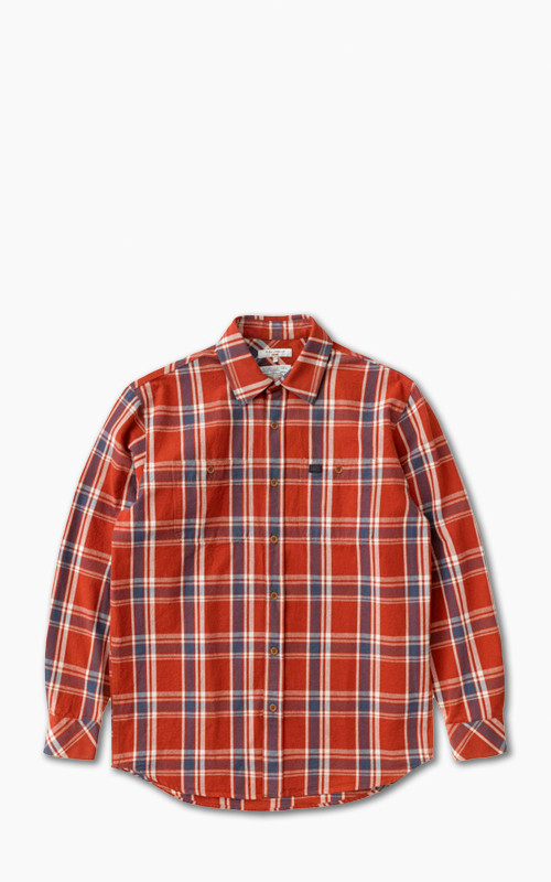 Nudie Jeans Filip Basket Plaid Red