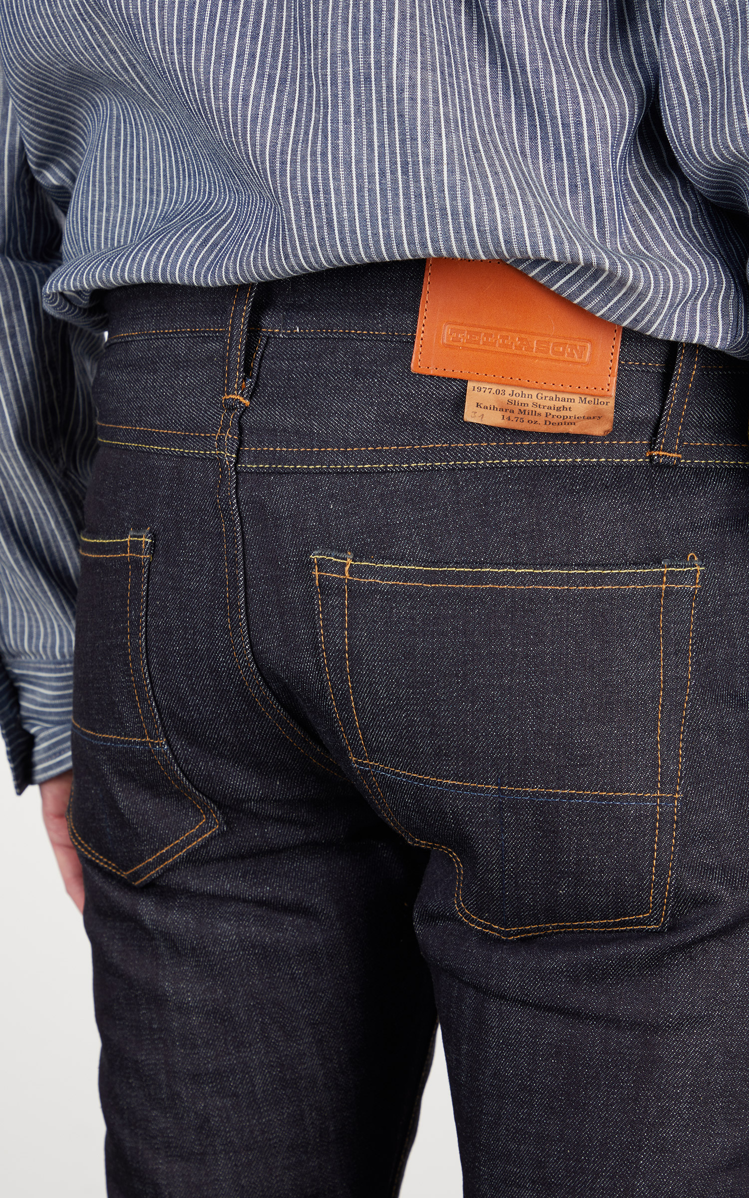 Tellason John Graham Mellor Kaihara Mills Indigo Selvage 14.75oz | Cultizm