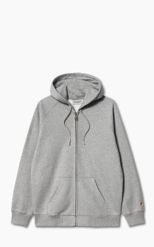 Carhartt WIP Hooded Chase Jacket Grey Heather/Gold