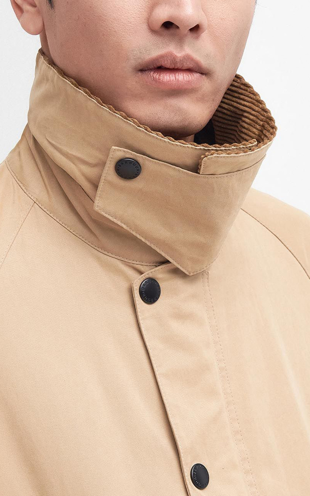 Shop the Peached Oversized Bedale Casual Jacket in Green
