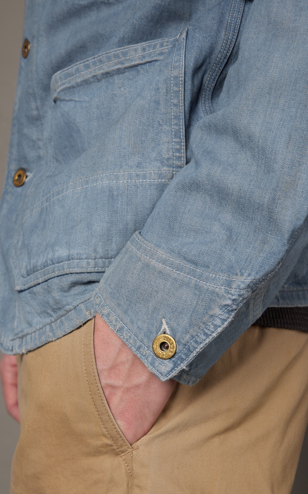 argue 10oz ORVERSIZED DENIM JACKET 撥水加工 ARGUE 10oz ORVERSIZED DENIM JACKET
