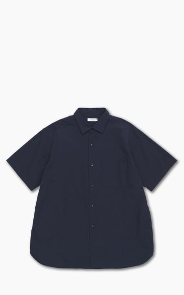 Nanamica Regular Collar Wind S/S Shirt Dark Navy