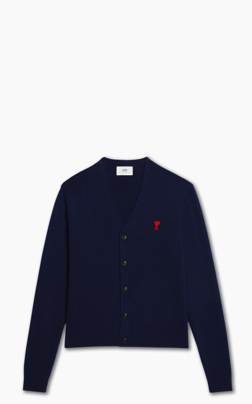 AMI Paris Ami De Coeur Cardigan Nautic Blue