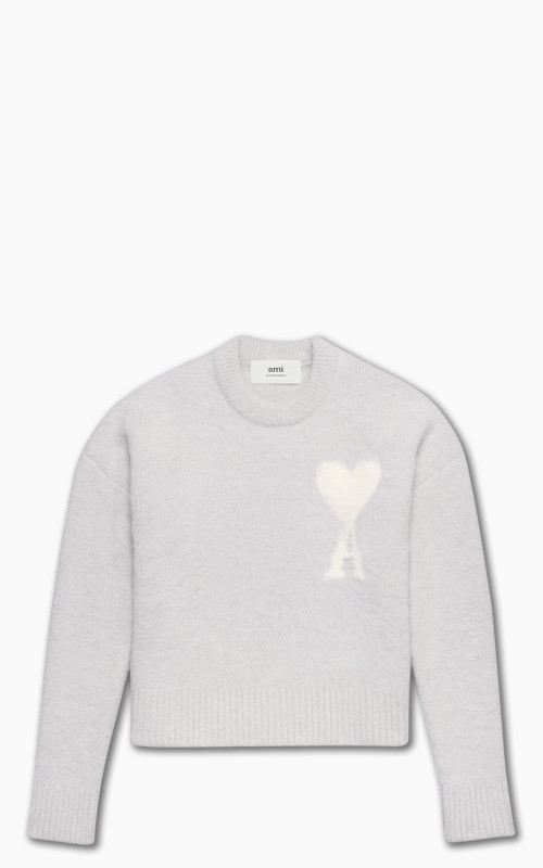 AMI Paris ADC Sweater Pearl Grey/Ivory