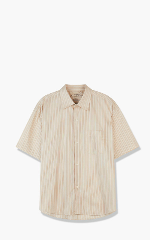 mfpen Input Shirt Tan Stripe SS22-48-Input-Shirt-Tan-Stripe