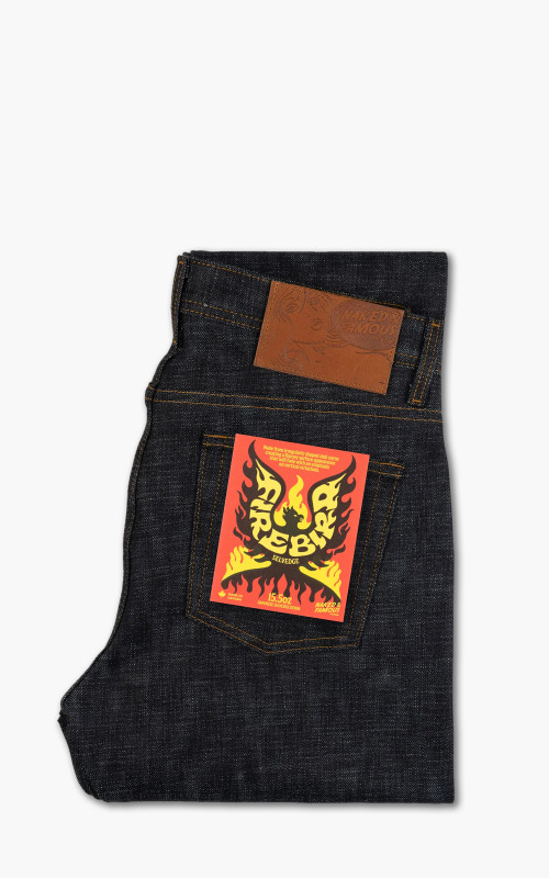 Naked & Famous Denim Weird Guy Fire Bird Selvedge